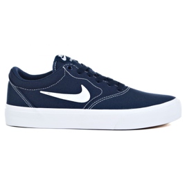 Nike Sb Charge Cnvs Jr CQ0260-400 scarpe blu navy grigio