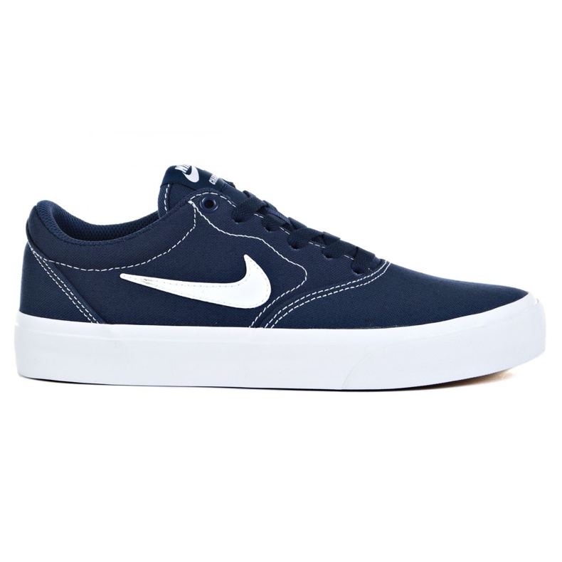 Nike Sb Charge Cnvs Jr CQ0260-400 scarpe blu navy grigio