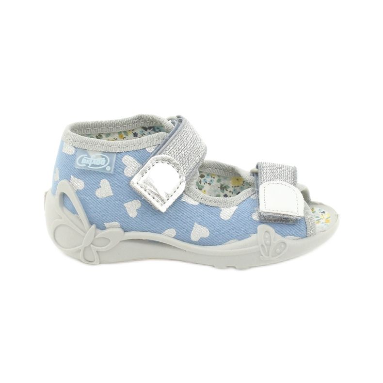 Scarpe per bambini Befado 242P101 blu d'argento