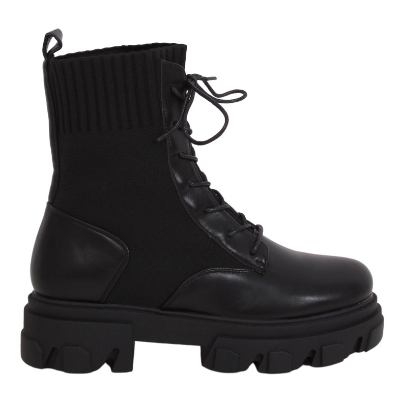 Stivali calzino neri NS156P Nero