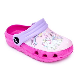 Pantofole per bambini Foam Crocs Pink Pony Pony rosa