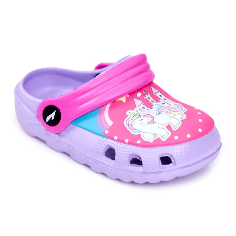 Pantofole per bambini Foam Crocs Violet Pony Pony viola
