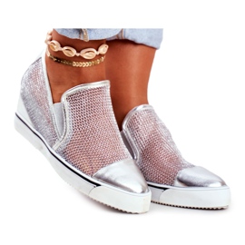 Sneakers Lu Boo da Donna con Rete Argento Morgono grigio
