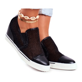 Sneakers Donna Lu Boo con rete Nero Morgono