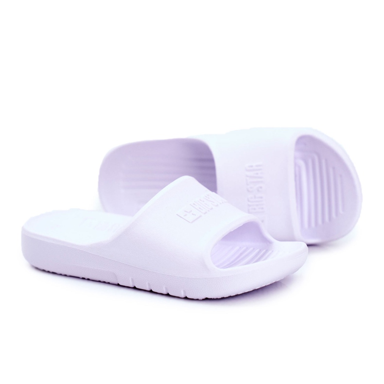 Pantofole bianche per bambini Big Star GG374811 bianca