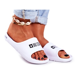 Pantofole da donna Big Star Air Bianco GG274A026