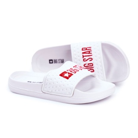 Pantofole per bambini Big Star trapuntate bianche GG374803 bianca