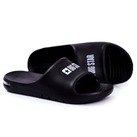 Pantofole da uomo Big Star Air Black GG174917 nero