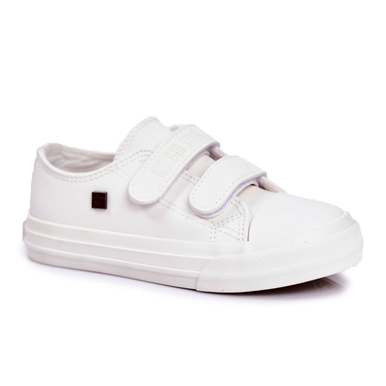 Sneakers Bambini Bambini Big Star Con Velcro Bianco GG374010 bianca