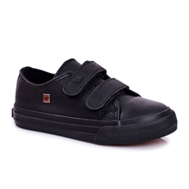 Scarpe per bambini Sneakers Big Star con velcro nero GG374009