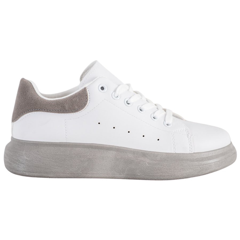 SHELOVET Sneakers Sulla Piattaforma Grigia bianca grigio