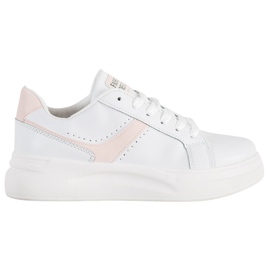 SHELOVET Scarpe da ginnastica di design alla moda bianca