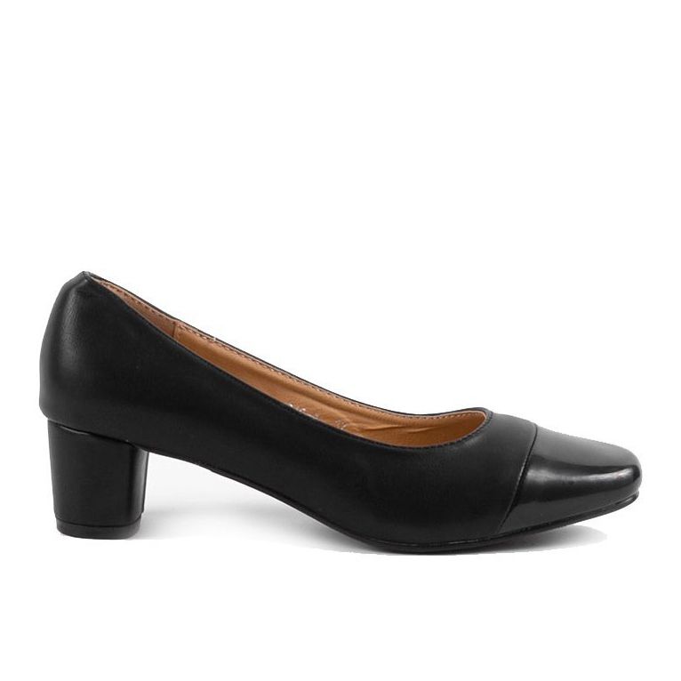 Décolleté nere classiche sul post 0018-1 nero