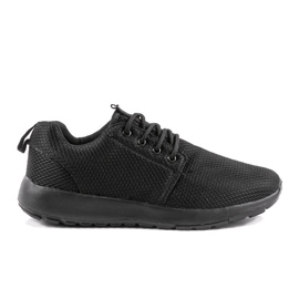 Scarpe sportive da uomo nere MN15-B2 nero