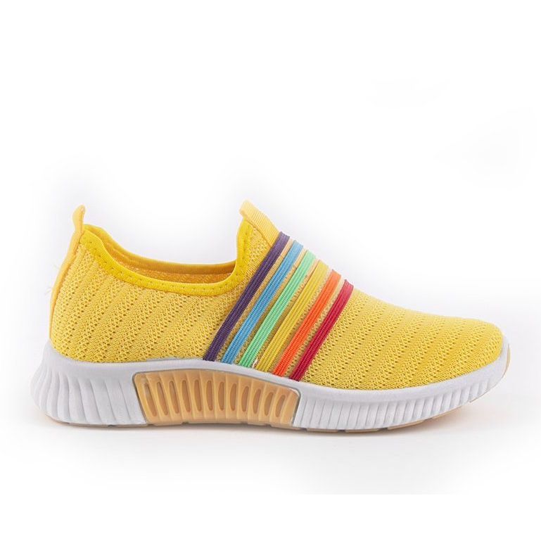 Scarpe sportive slip-on BS30 gialle multicolore giallo