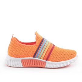 Scarpe sportive slip-on BS30 arancione neon arancia multicolore