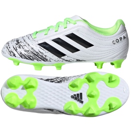 Scarpe da calcio Adidas Copa 20.4 Fg Jr EF1917 multicolore bianco