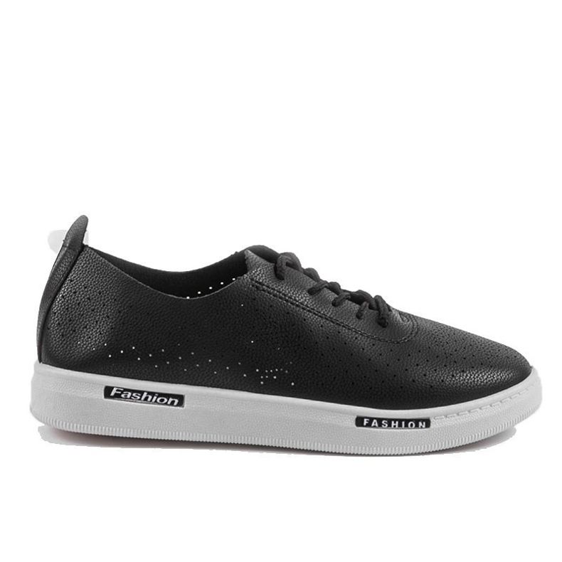 Sneakers sportive traforate QW8368-1 nere nero