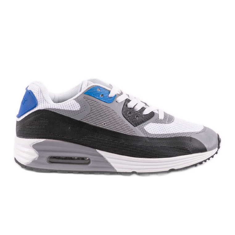 Scarpe sportive da uomo grigie 1503 blu grigio