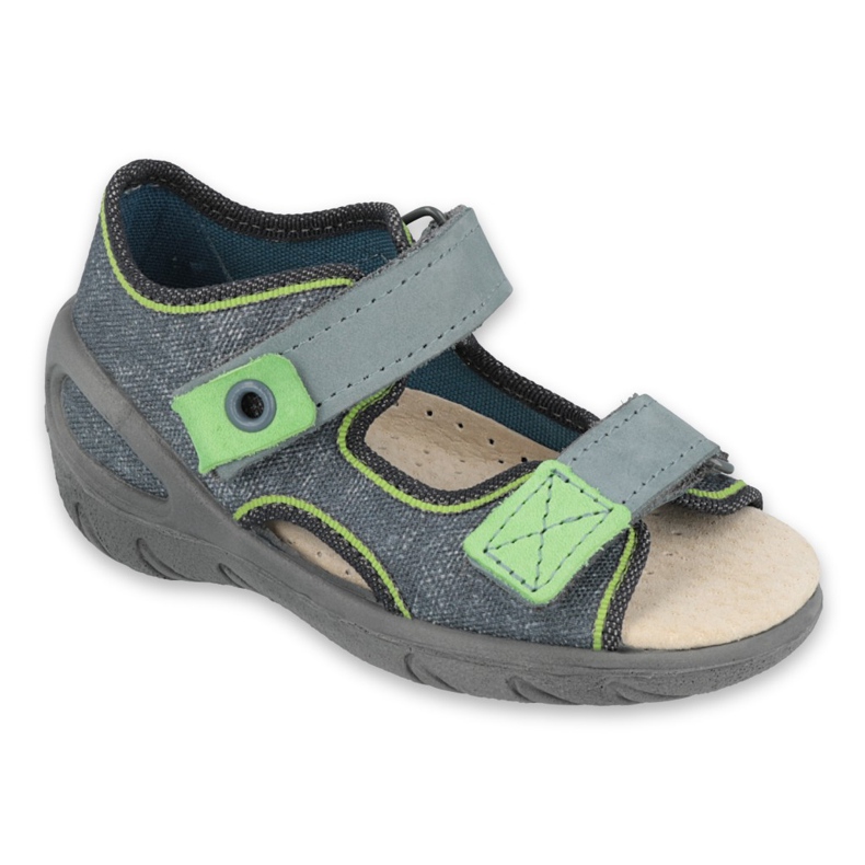 Scarpe per bambini Befado 065X141 grigio verde