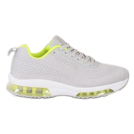 SHELOVET Sneakers Con Inserto Neon grigio