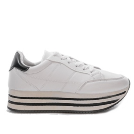 Scarpe sportive da donna alla moda bianche 230-3 bianco