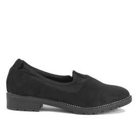 Scarpe slip-on nere con elastico 240-1 nero