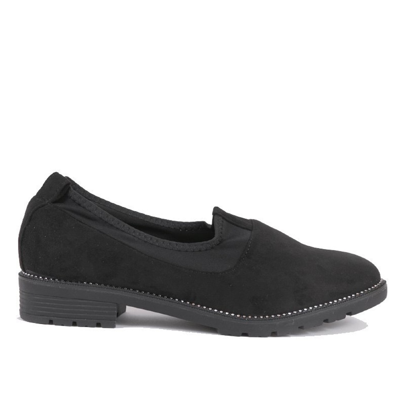 Scarpe slip-on nere con elastico 240-1 nero