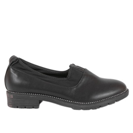 Scarpe slip-on nere con elastico 240-2 nero