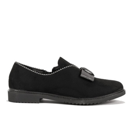 Slip-on nere con fiocco 239-1 nero