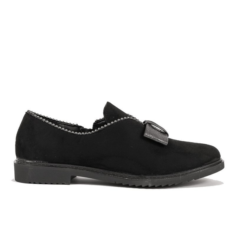 Slip-on nere con fiocco 239-1 nero