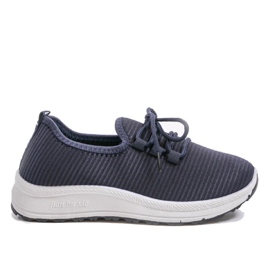 LR005-4 scarpe sportive slip-on blu navy
