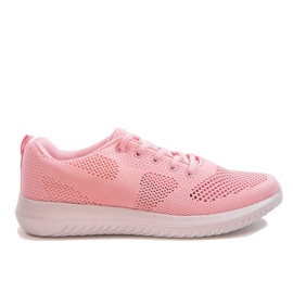 Scarpe sportive rosa T101-8 traforate