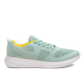 Scarpe sportive traforate verdi T101-9 verde