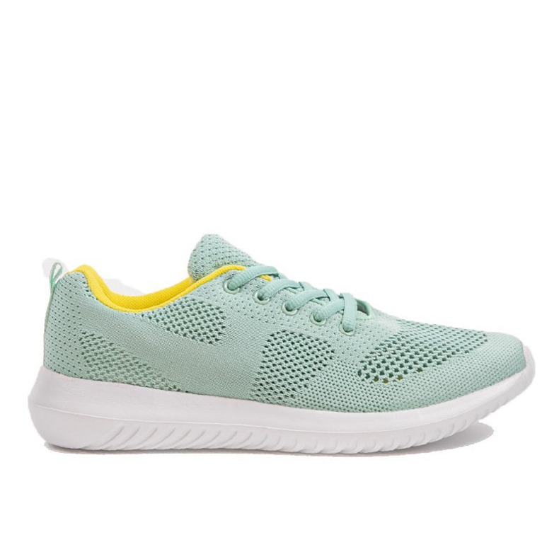Scarpe sportive traforate verdi T101-9 verde
