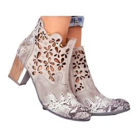 Stivali Donna Con Tacco Alto Maciejka Primavera Grigio 04369-13