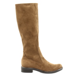 Stivali donna elasticizzati Caprice 25512 cognac marrone