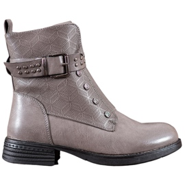 J. Star Stivali grigi con elastico grigio
