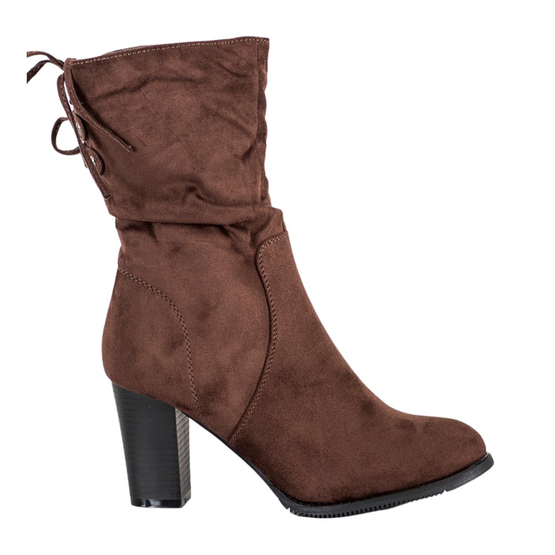 J. Star Stivali alti, marrone scuro