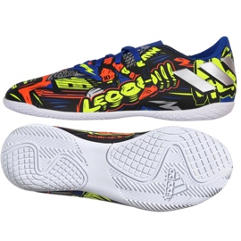 Scarpe indoor adidas Nemeziz Messi 19.4 In Jr EH0601 blu navy, multicolore multicolore