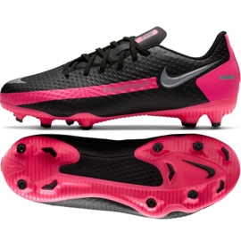 Scarpe da calcio Nike Jr Phantom Gt Academy FG / MG Jr CK8476-006 nero nero