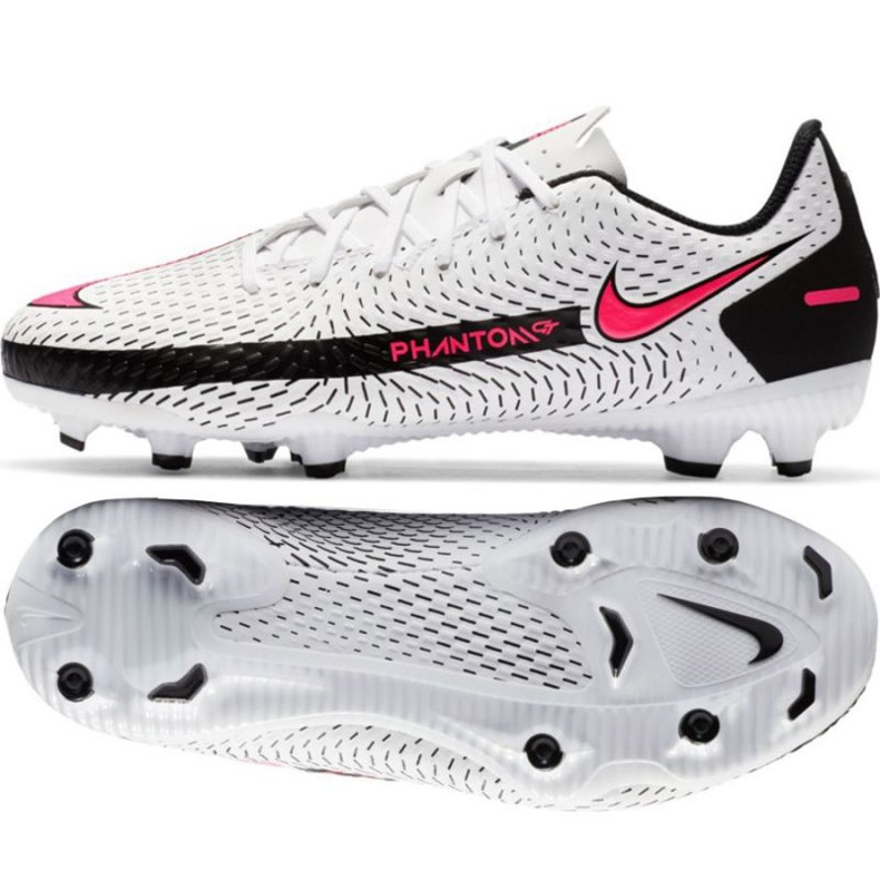 Scarpe da calcio Nike Phantom Gt Academy FG / MG Jr CK8476-160 multicolore bianca