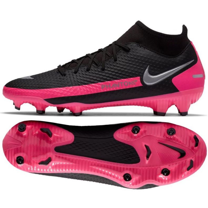 Nike Phantom Gt Academy Df FG / MG M CW6667-006 scarpe da calcio multicolore nero
