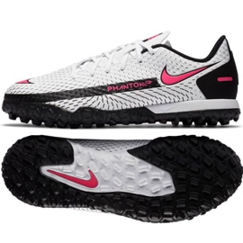 Scarpa da calcio Nike Phantom Gt Academy Tf Jr CK8484-160 bianco multicolore