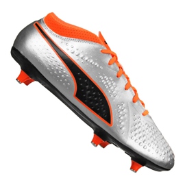 Scarpe da calcio Puma One 4 Syn Sg M 104747-01 multicolore argento
