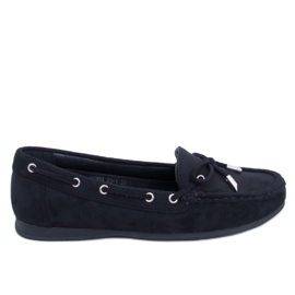 Mocassini neri da donna RQ-1 Black nero