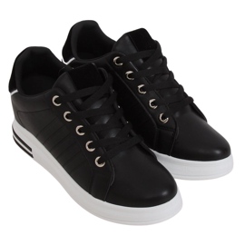 Black R78 Sneakers nere su zeppa nascosta nero