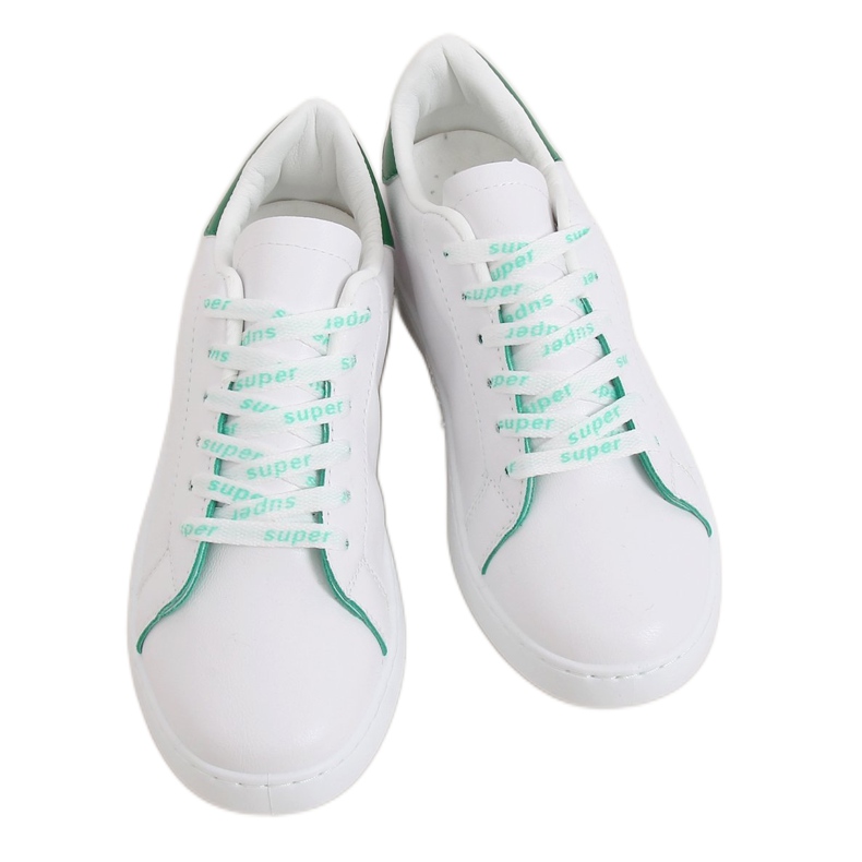 Sneakers da donna bianche 5G-2 Verdi bianca verde