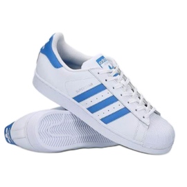 Scarpe Adidas Superstar W S75929 bianco blu