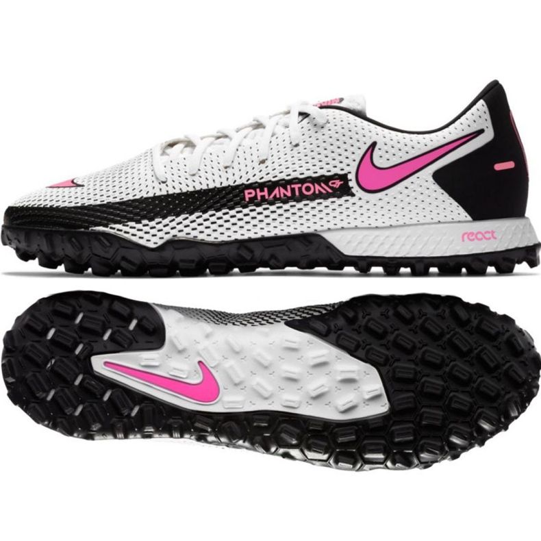 Scarpa da calcio Nike React Phantom Gt Pro M CK8468-160 multicolore bianca